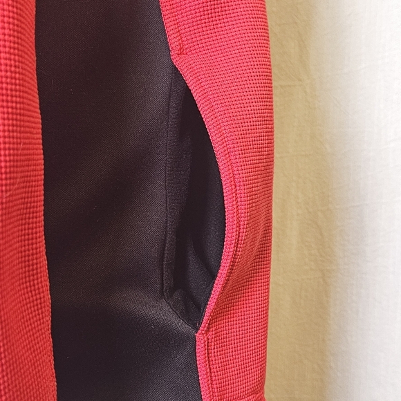 SPYDER Mens Cold WeatherQuarter Zip Pullover Red/Black Sweater/Sweatshirt SZ M - Picture 7 of 15